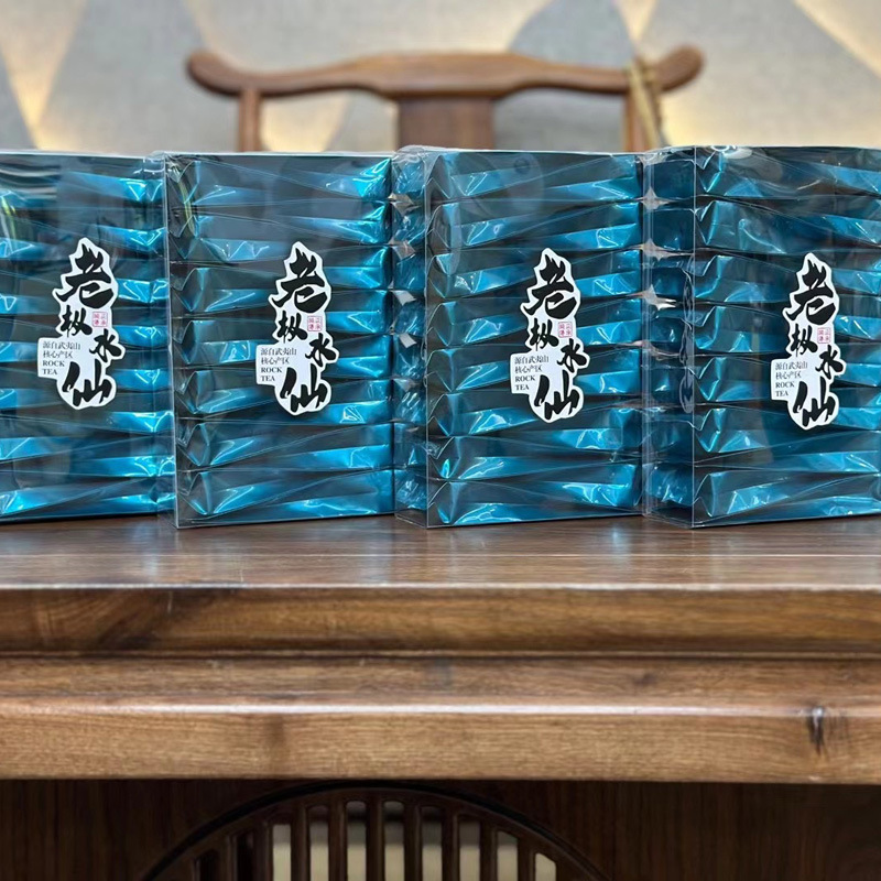 Wuyi rock tea, fragrant flowers, old fir trees, narcissus, ancient trees, old bushes, fragrant rocks, fir, wood, fragrant orchid, fragrant red pao, one pound, four boxes