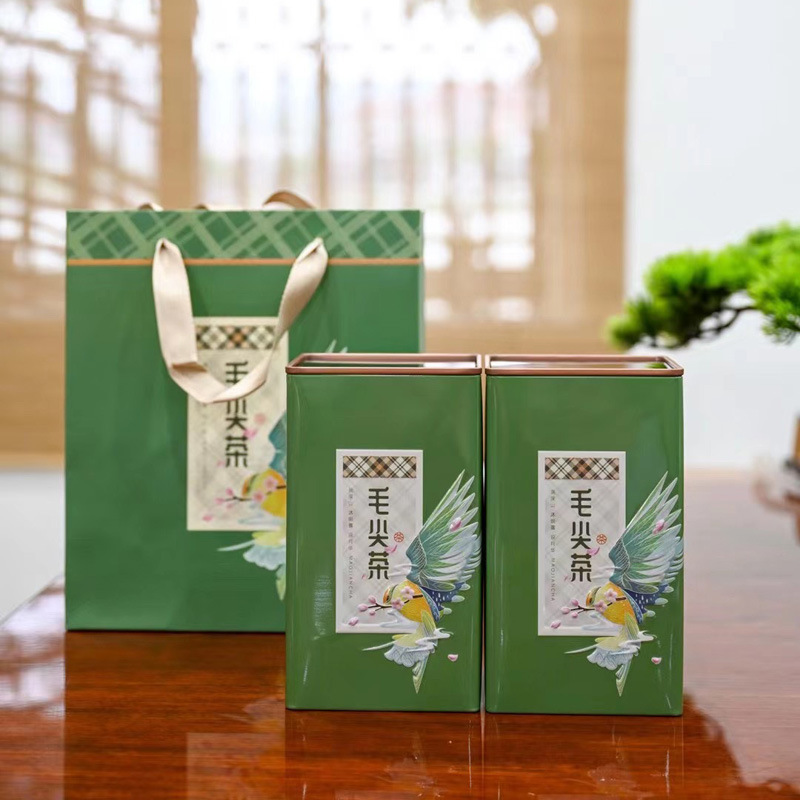 Mingqian New Tea Xinyang Tea Bean Flavor Maojian Tea Alpine Green Tea Aromatic Single Bud Maojian Tin Box 250g