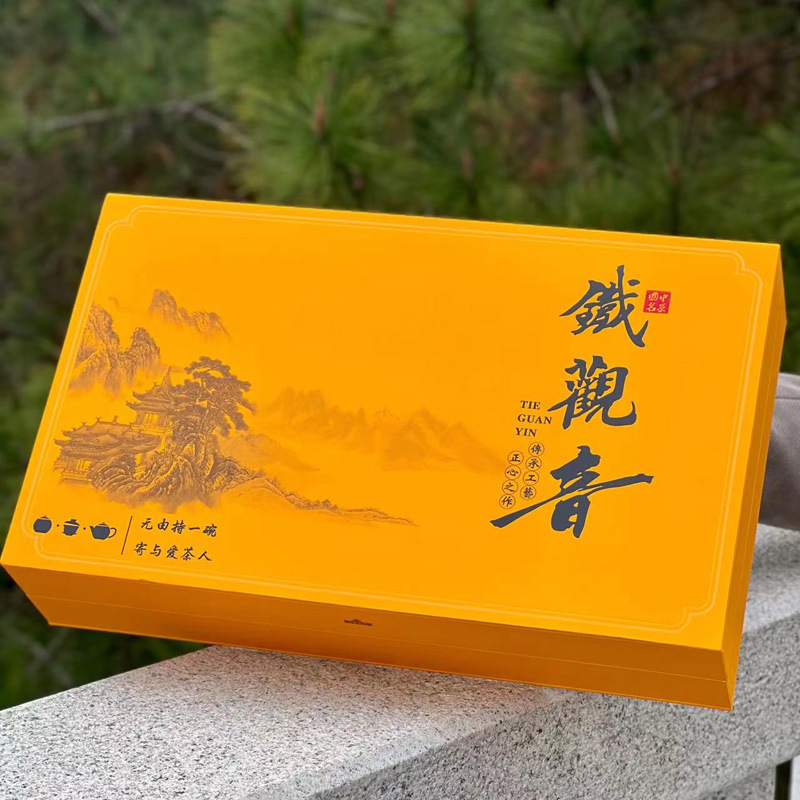 New tea, Oolong tea, Anxi Gaoshan Tieguanyin, aroma tea, orchid aroma, wholesale gift box, 500g, gift.