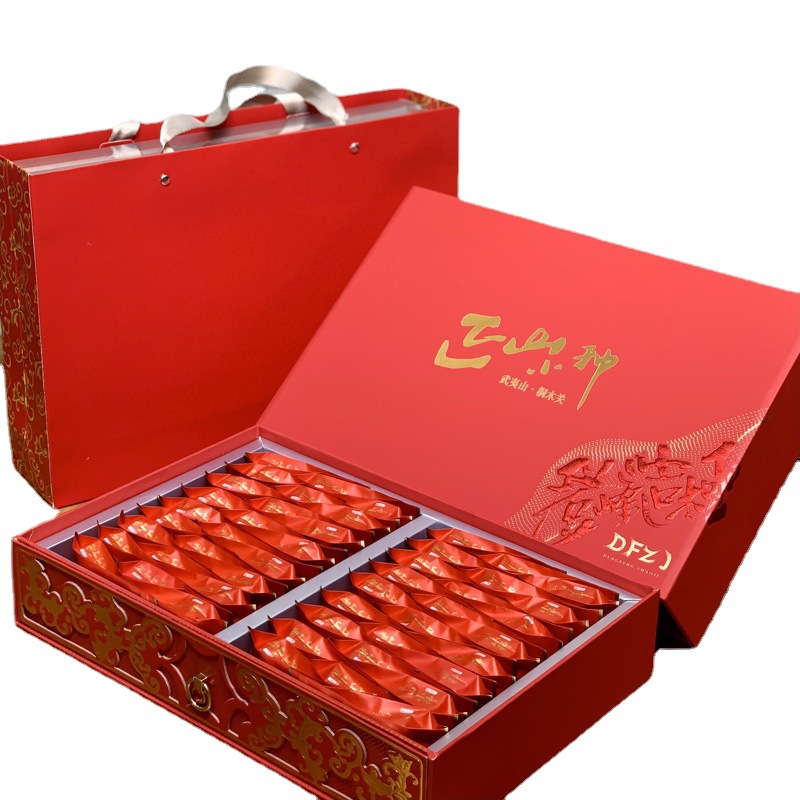 Wuyishan New Tea, Fragrance, Small Black Tea, Gift Box, Single Layer, 250g tea, Luzhou-flavor gift tea on behalf of gift
