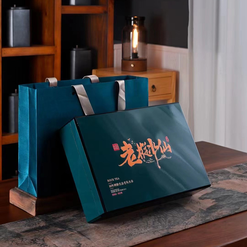 Wuyishan tea, fir flavor, old fir narcissus tea, floral fragrance, dahongpao, Wuyi cinnamon wooden box, gift, 250g