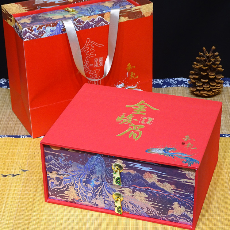 New tea, Jinjunmei, black tea, double-layer bubble, gift box, 500g, Wuyishan black tea, small variety of gift tea wholesale