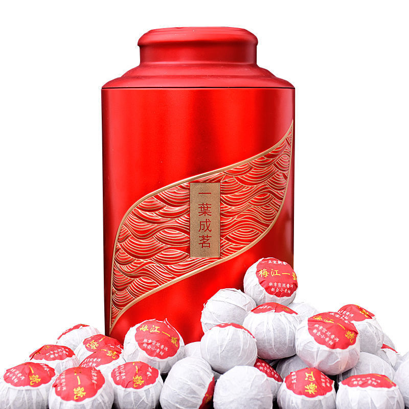 Meijiang No. 1 small green citrus Pu 'er tea, tangerine peel orange tea, small citrus tea, small green citrus tea, cooked tea, one pound in gift box