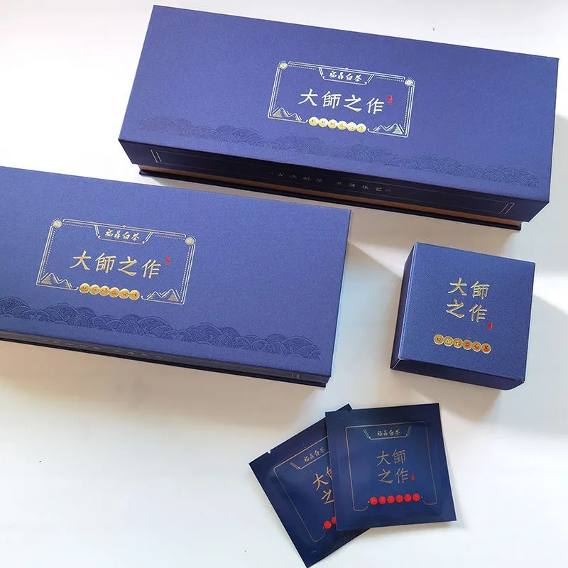 Fuding White Tea 2016 Shoumei Old White Tea Dried Pancakes, Aged Small Square Tablets, Gift Box, Tea Wholesale, Small Tea Bag