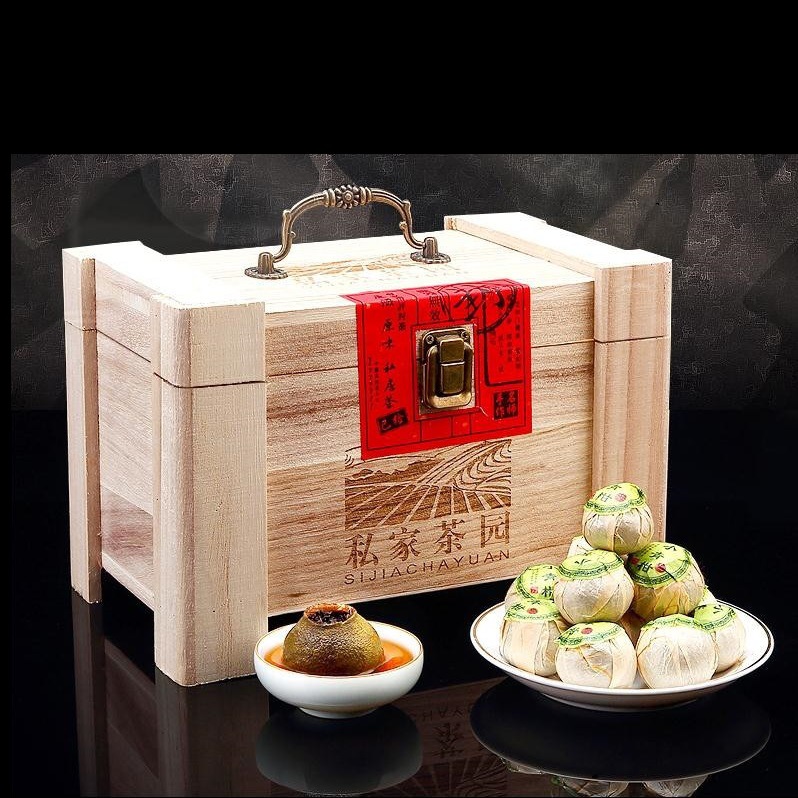 [Green skin-green tangerine] Xinhui Xiaoqing tangerine, aged tea, tangerine tea, kumquat, Pu 'er tea, 500g