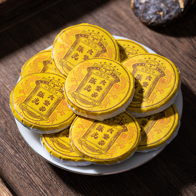 Authentic tangerine peel Liubao tea Xinhui tangerine peel Guangxi Wuzhou Liubao tea black tea Chen Xiang tea cake wholesale price one catty