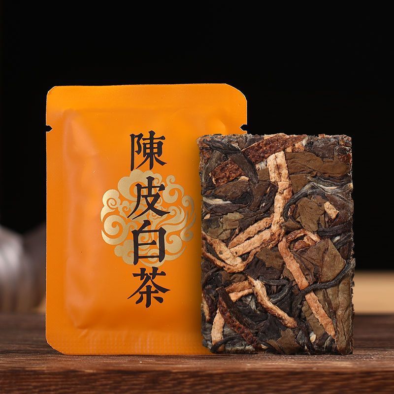 [Independent packaging] Hengyun and tangerine peel white tea Fuding white tea Fujian Gaoshan Lao white tea Gongmei 1 piece 1 bubble pack