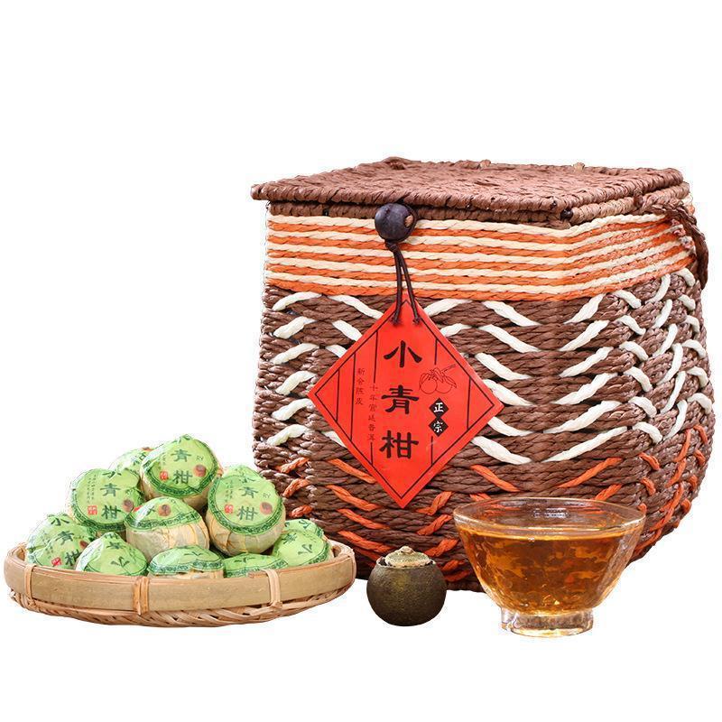 New product, Xiaoqing Orange Pu 'er tea, specialty Pu' er cooked tea, 500g, free basket, tangerine peel, Pu 'er tea, Orange Tea, Orange Tea, etc.