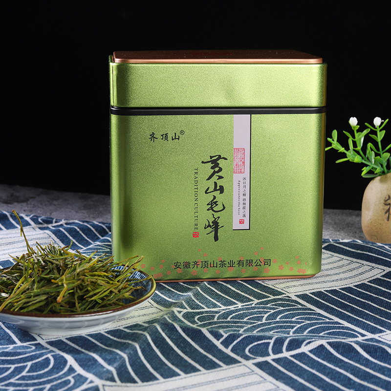 2025 new tea semi-handmade tea Huangshan Maofeng 100g canned Huangshan Maofeng directly supplied by the manufacturer