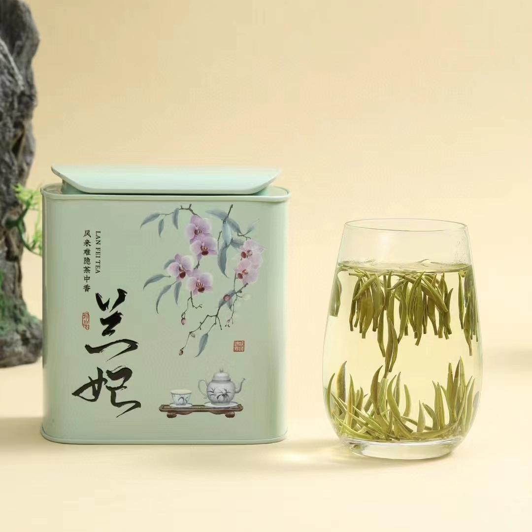 Taxue Lanfei Tea 2025 New Tea Mengding, tender buds, Mingqian, white hair silver needle tea, drink it yourself in cans and accompany the gift