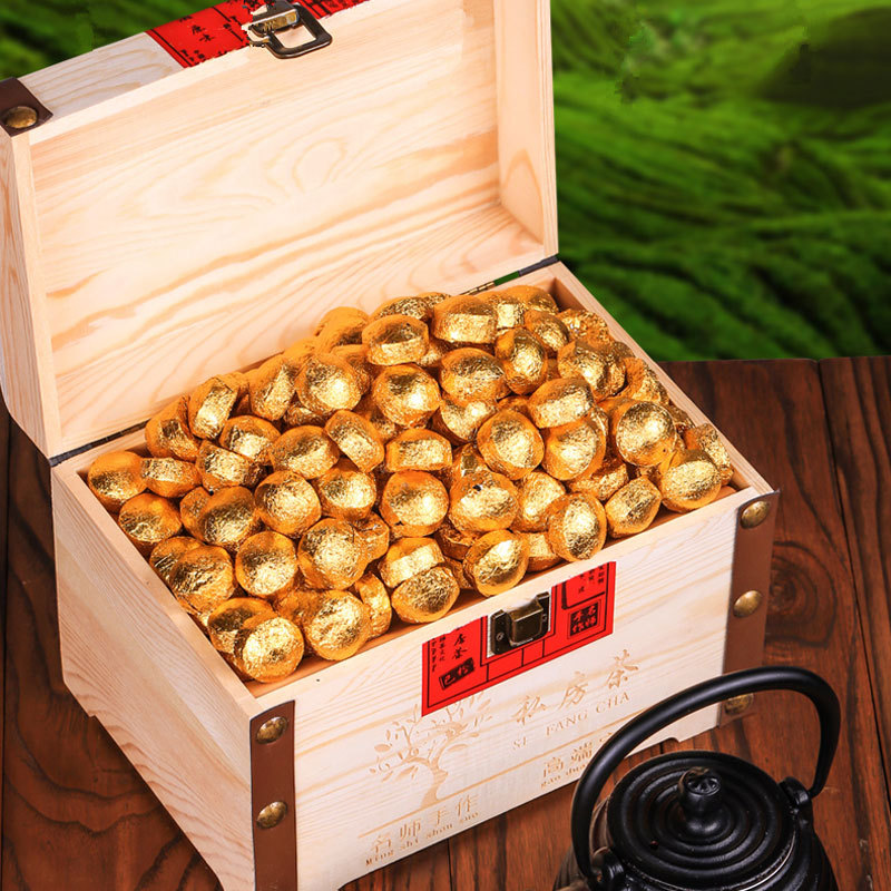 Gifts during the festival, Yunnan Pu 'er tea, mini Xiaotuo tea, glutinous rice, ripe tea, mellow tea, gift box, glutinous tea cake