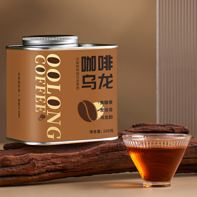 Coffee, black oolong tea, new Chinese tea, seasoning, tea, soak tea, drink your own coffee, rich tea fragrance