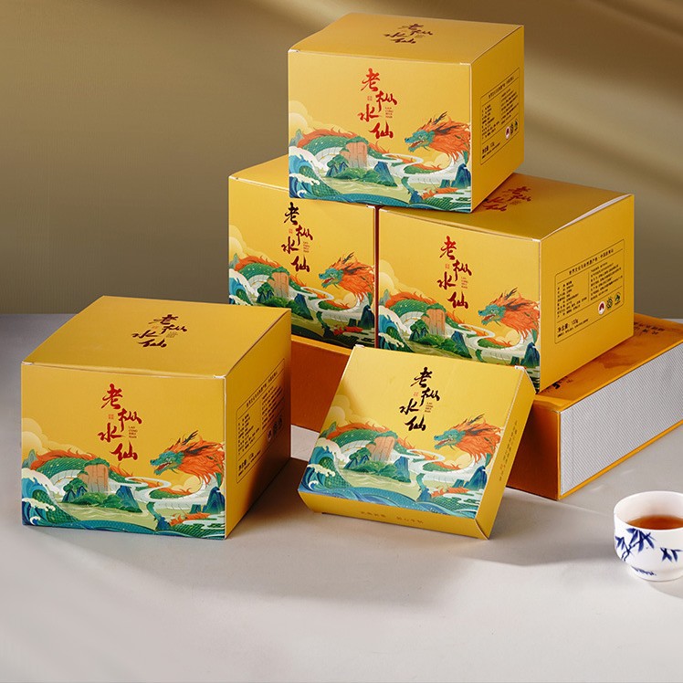 老枞水仙特级岩茶武夷山乌龙茶茶叶礼盒装送礼名茶武夷岩茶