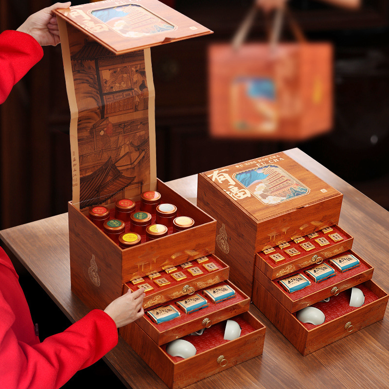 有福金骏眉红茶叶高档送礼盒装春节年货节过年过节礼品茶长辈领导