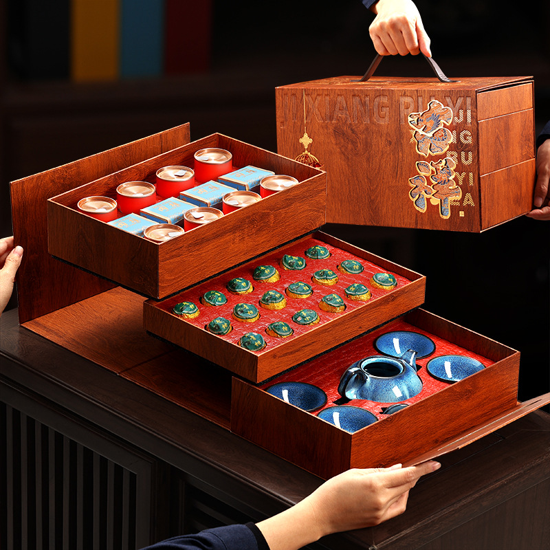 小青柑普洱茶叶柑普茶叶熟茶青皮桔普茶礼盒装送茶具过年送长辈