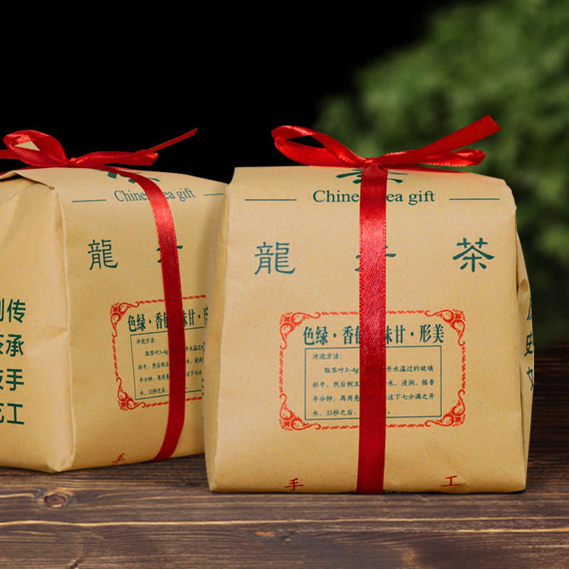 龙井茶绿茶2025新茶明前豆香正宗高档茶叶礼盒装送礼礼品纸包批发