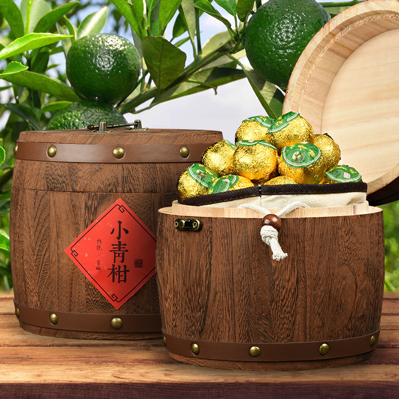 小青柑普洱茶柑普茶新会茶叶熟普罐装礼盒装送礼礼品伴手礼批发