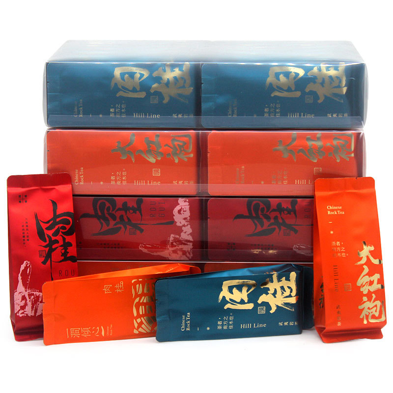 大红袍肉桂乌龙茶 PVC透明盒装礼盒装 自喝款大盒红茶袋装 大泡装