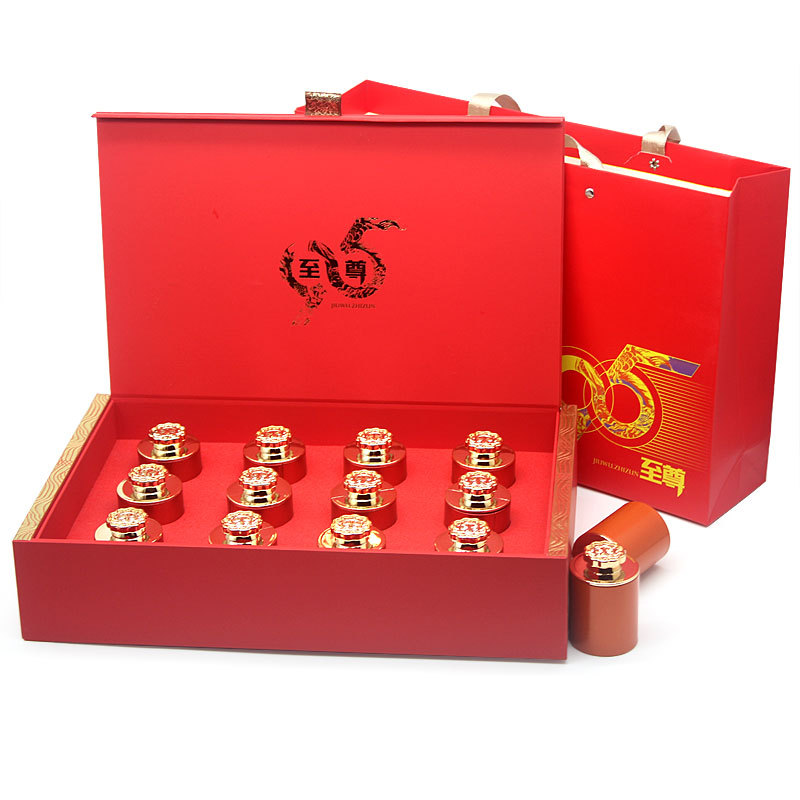 大红袍茶叶 正山小种罐装金骏眉红茶 浓香型肉桂乌龙茶岩茶礼盒装