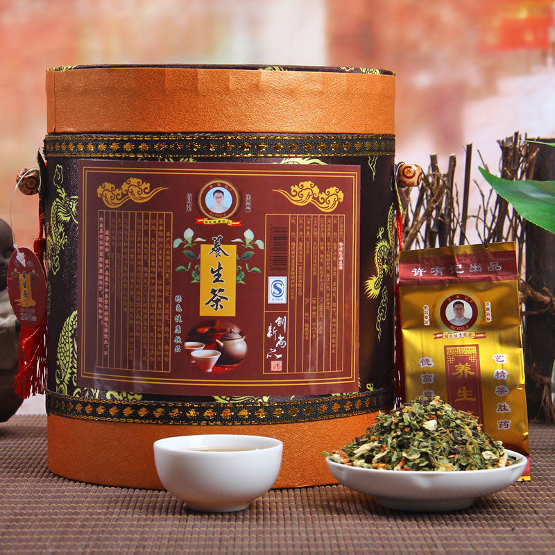 Xu Youji Health Tea Yanggan Tea Round Barrel Probiotic Tea Concentrated Herbal Tea Health Tea One Piece Delivery