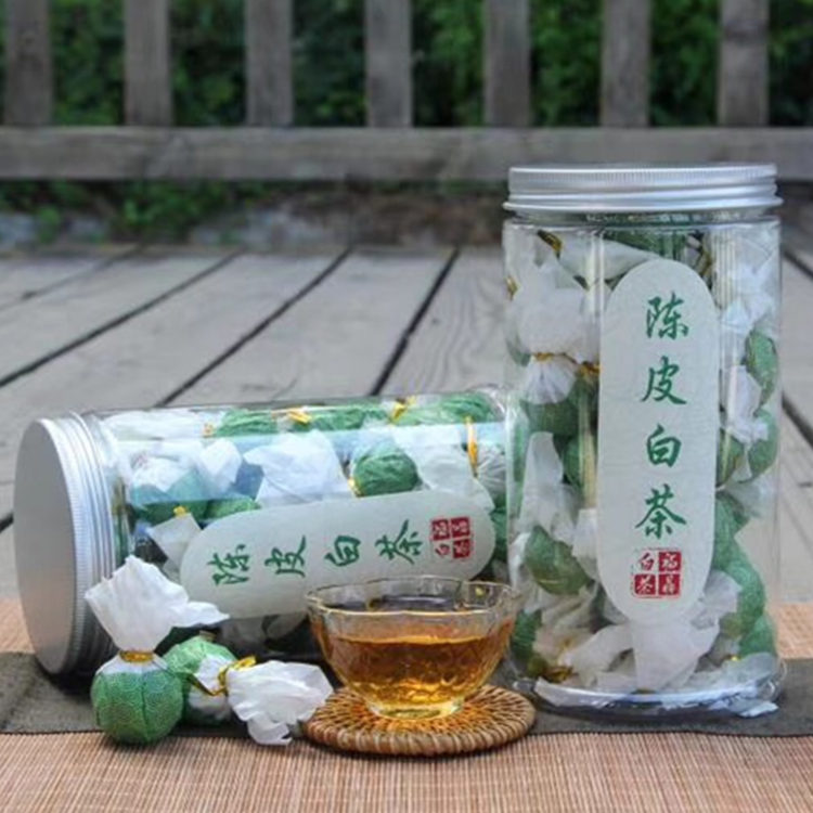 福鼎白茶2013年高山陈年老白茶贡眉陈皮白茶巧克力球龙珠茶叶