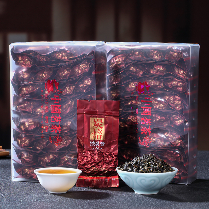 炭焙铁观音浓香型 炭烧口味熟茶黑乌龙茶 安溪茶叶500g加工批发