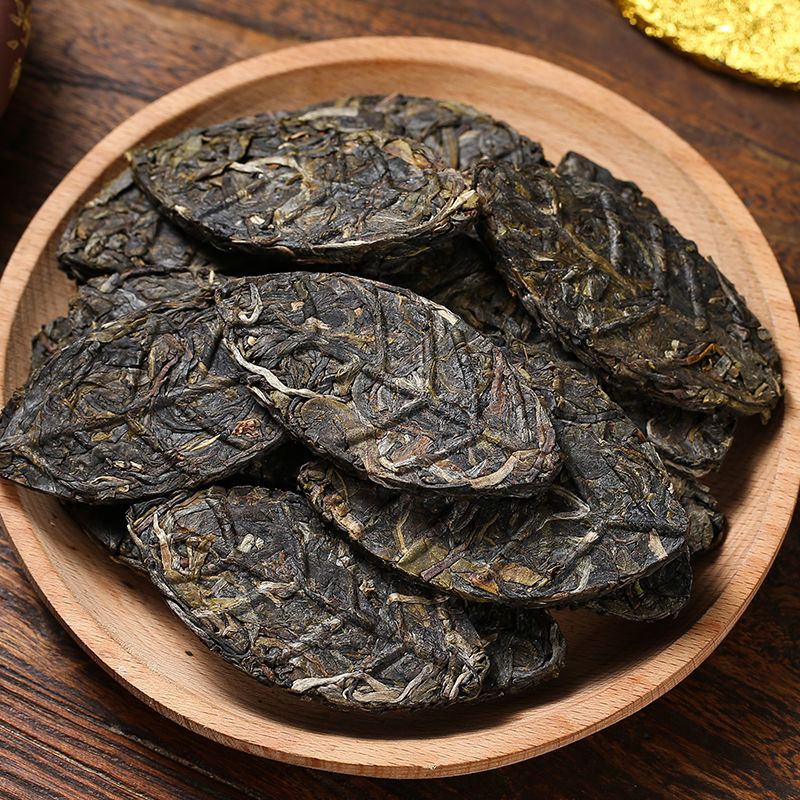云南普洱茶金叶子勐海茶区古树黄金叶普洱茶生茶新款金叶子500g