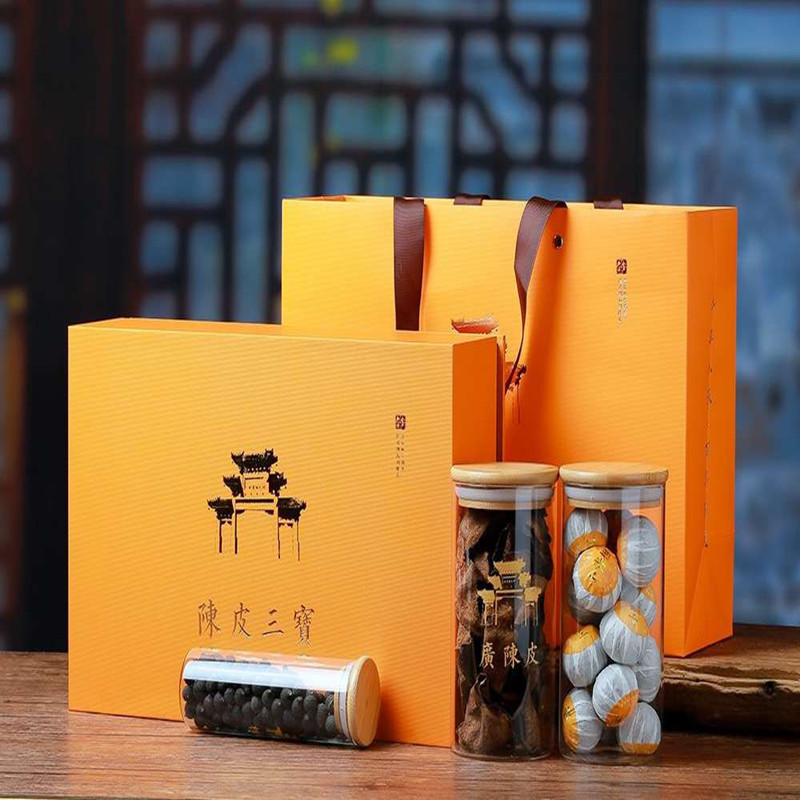 六道禧福建特产陈皮三宝 陈皮 柑胎 小青柑 私人订做礼盒装