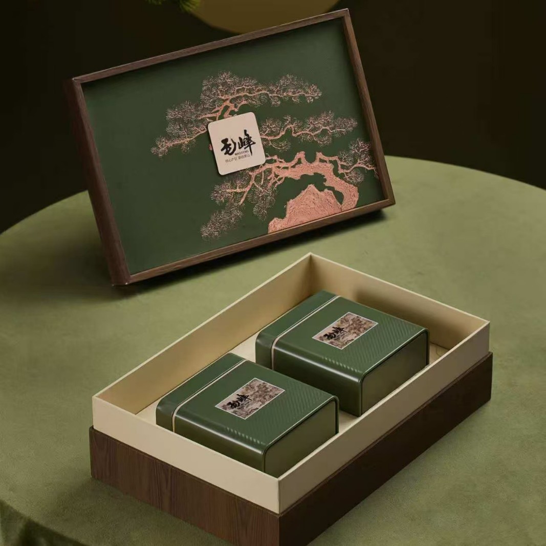 嫣语茶话黄山毛峰新茶特级明前毛峰茶叶礼盒装绿茶春节送伴手礼