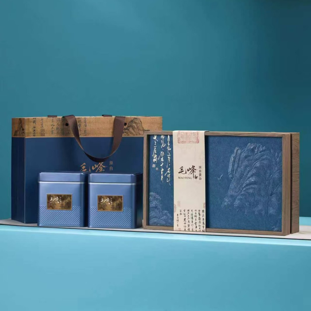 2025年黄山毛峰茶叶半斤礼盒装春茶黄山毛峰伴手礼自己喝的绿茶