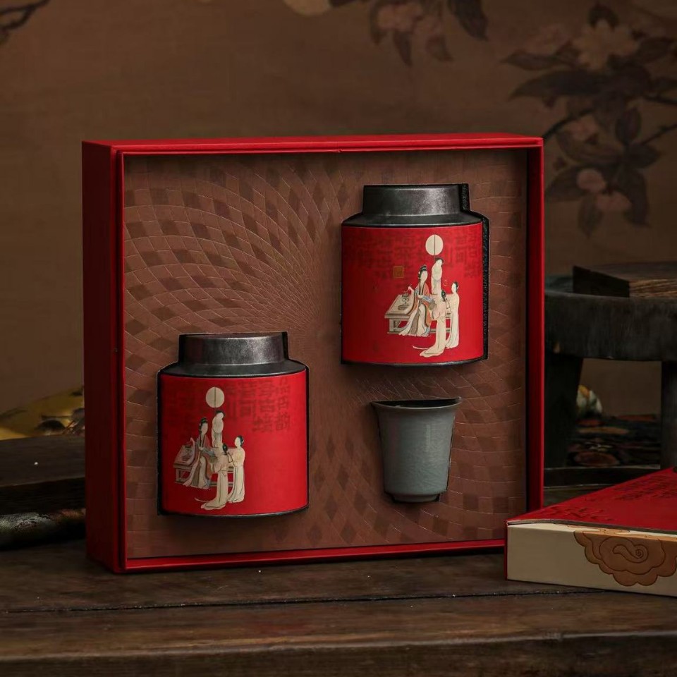 嫣语茶话中秋礼品祁门红茶茶叶礼盒装礼品伴手礼黄山原产地直发