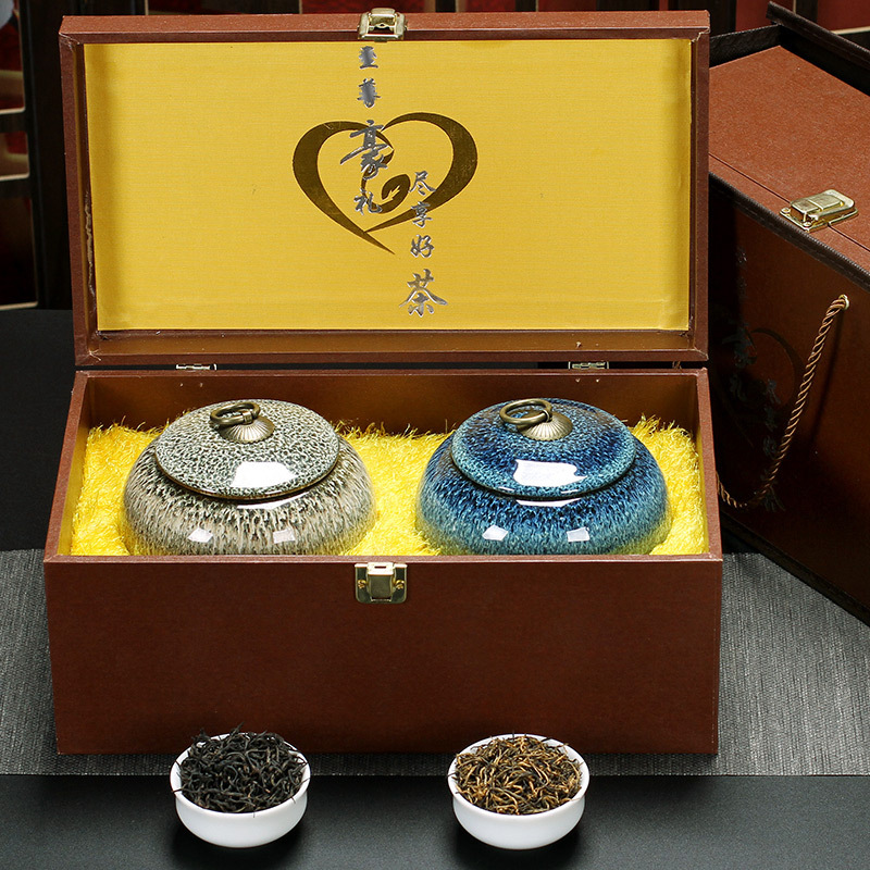 茶叶礼盒装金骏眉红茶正山小种天目茶叶罐装过年过节礼品送礼佳品