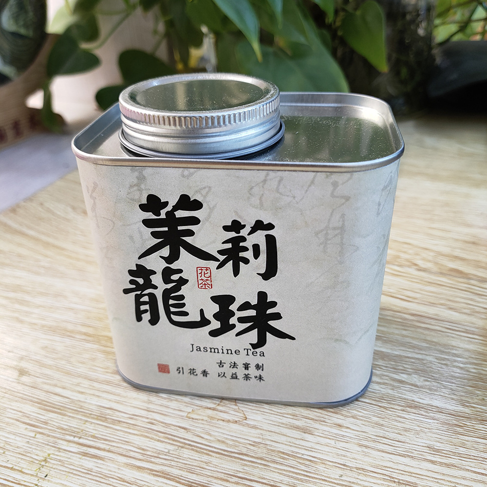 Jasmine tea, new tea, Jasmine Dragon Pearl tea, aroma, jasmine, white buds, white buds, snow buds, canned factory wholesale