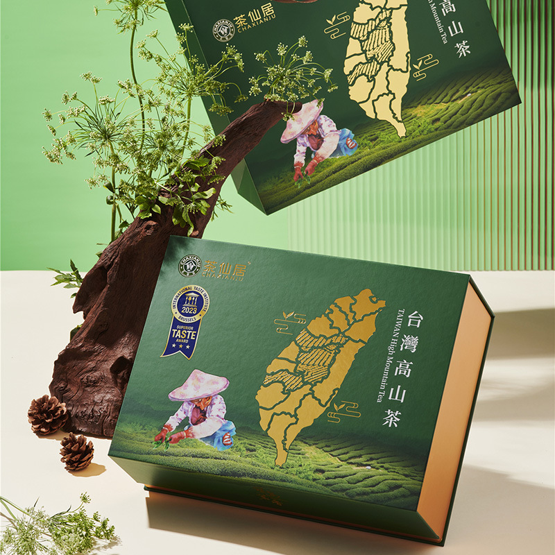 茶仙居台湾高山茶300克礼盒装清香型乌龙茶叶阿里山原产地批发