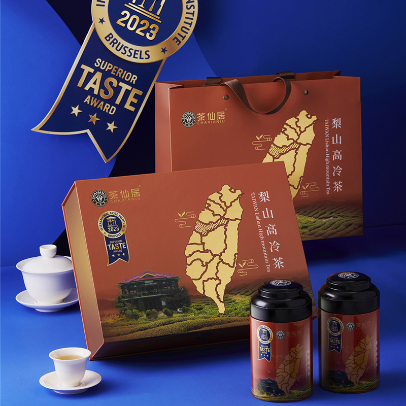 茶仙居 梨山高冷茶300克礼盒装醇厚清香乌龙茶叶台湾原装进口中秋