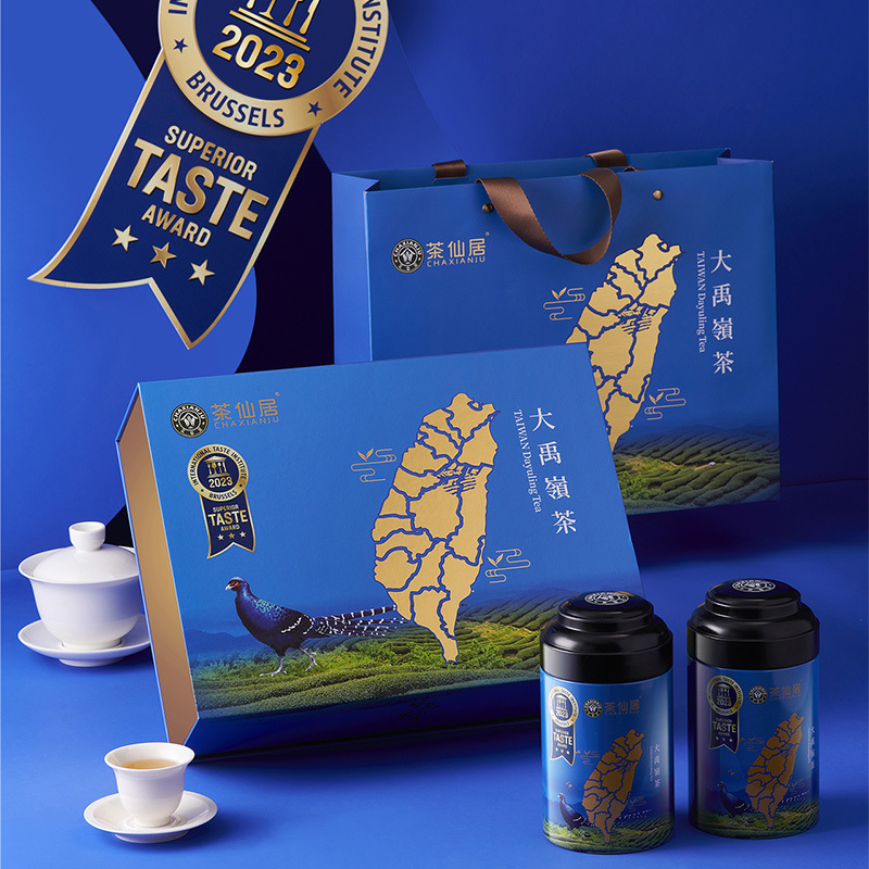 茶仙居大禹岭高冷茶300克礼盒装醇厚甘鲜乌龙茶叶台湾原装进口