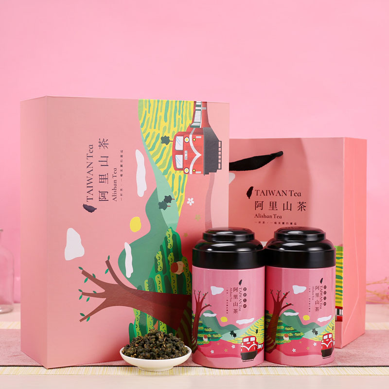 茶仙居阿里山茶高山茶台湾进口乌龙茶300克礼盒装茶叶清香耐泡