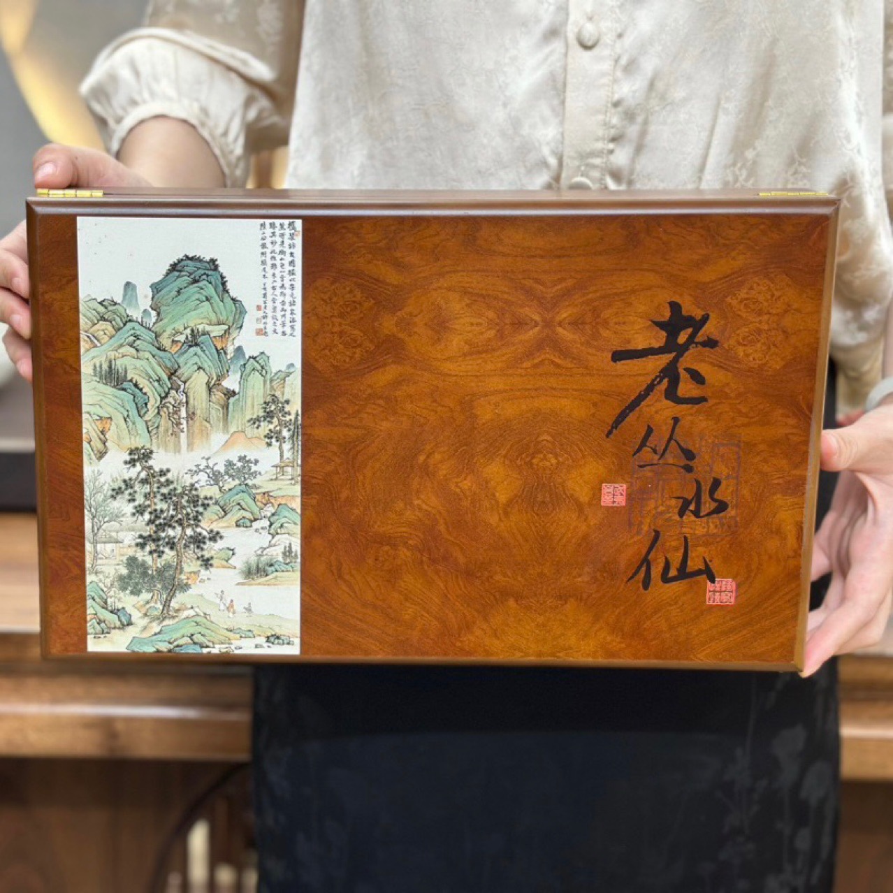 武夷山水仙肉桂茶叶礼盒装岩茶大红袍肉桂礼盒新茶乌龙茶礼盒250g