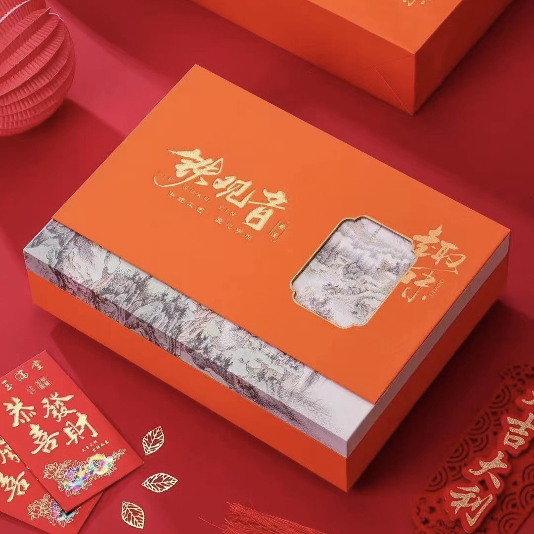 安溪铁观音高山一级新茶茶叶礼盒装清香型兰花香小罐装送礼250克