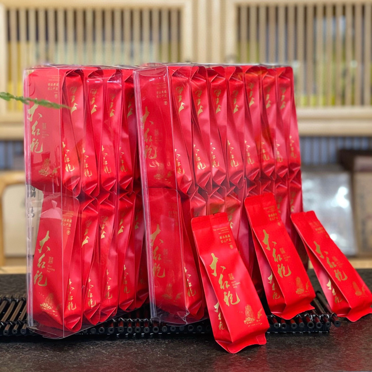 福建新大红袍果香乌龙茶散茶花香大红袍茶叶散装小包pc装浓香新茶