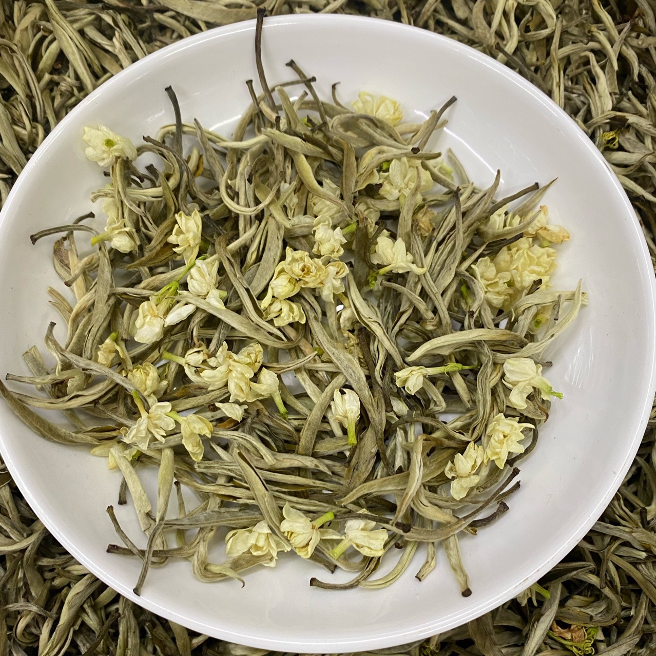 新茶广西横县茉莉花茶浓香茉莉大白毫芽松针新茶一斤也是批发价