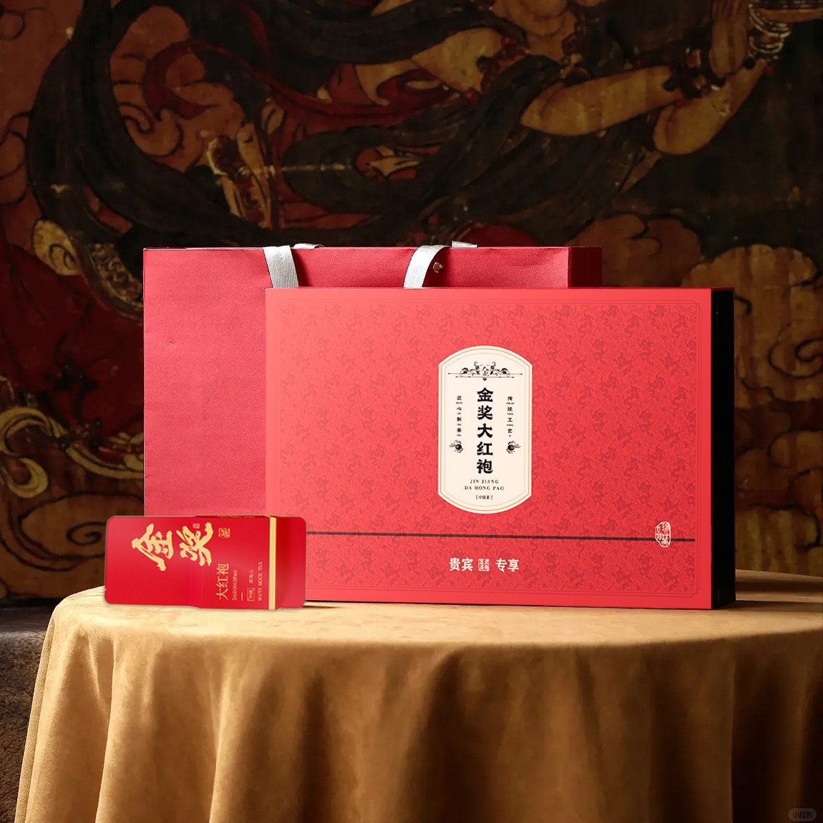 Dahongpao Wuyi Rock Tea Tea, gift box, high-end gift, black tea, oolong tea, gift gift, Junmei wholesale
