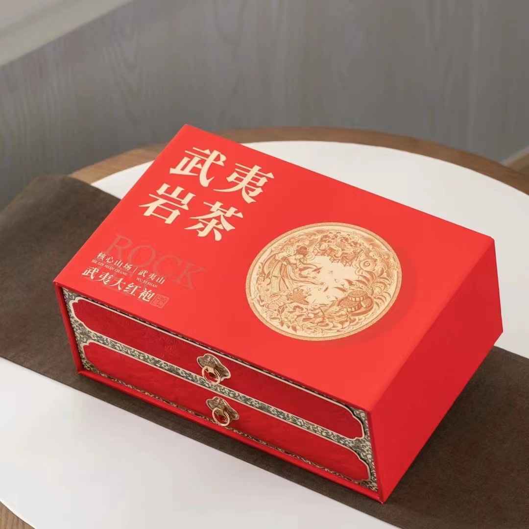 Wuyishan Rock Tea Dahongpao Huaguo Flavor Tea, gift box, New tea, Oolong tea, 500g