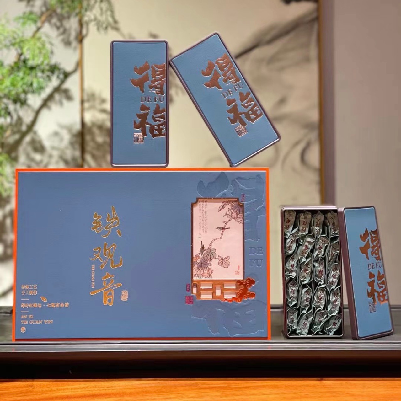 Fujian Tieguanyin wholesale Anxi tea Tieguanyin gift box, 500g, plus company logo