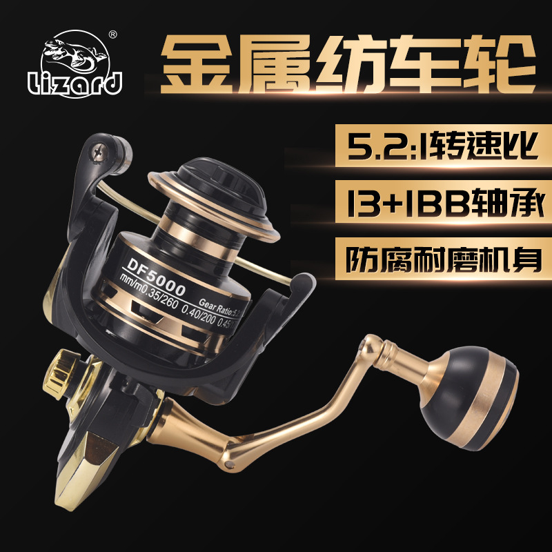 Kemailong fishing wheel all-metal pole-throwing fish wheel sea pole fishing line wheel Lu Ya sea pole anchor fish fishing long-distance throwing spinning wheel