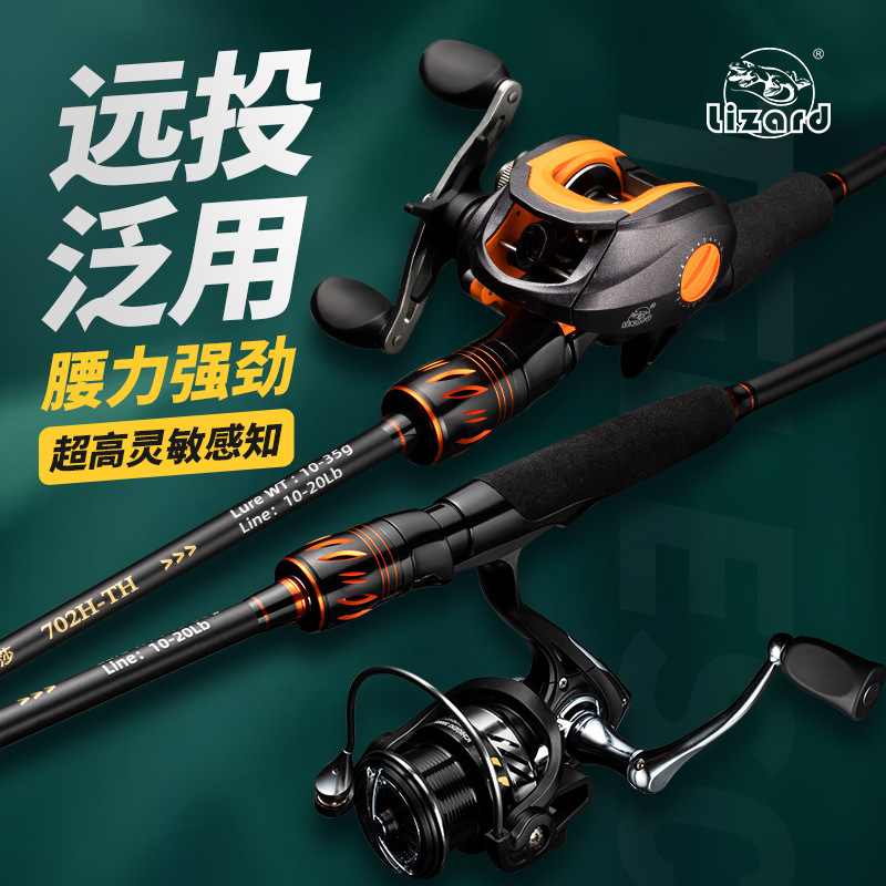 Kemailong Luya Rod Set, authentic, straight handle, gun handle, spinning wheel, water drop wheel, universal carbon long-distance throwing Luya fishing rod