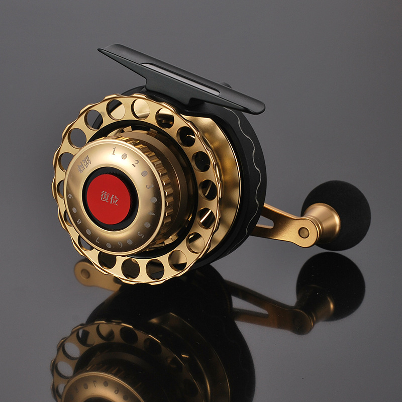 Comelong one-button slow descent raft fishing wheel, all-metal belt, magnetic raft wheel, raft rod wheel, ice fishing wheel, micro-lead wheel, pressure relief