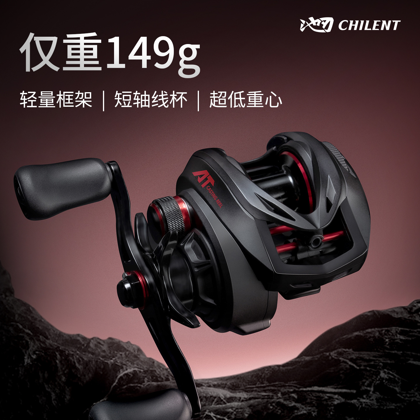 Chirenlu Asian water drop wheel metal short axis cup lightweight fish wheel sea pole wheel fishing line wheel fishing gear wholesale