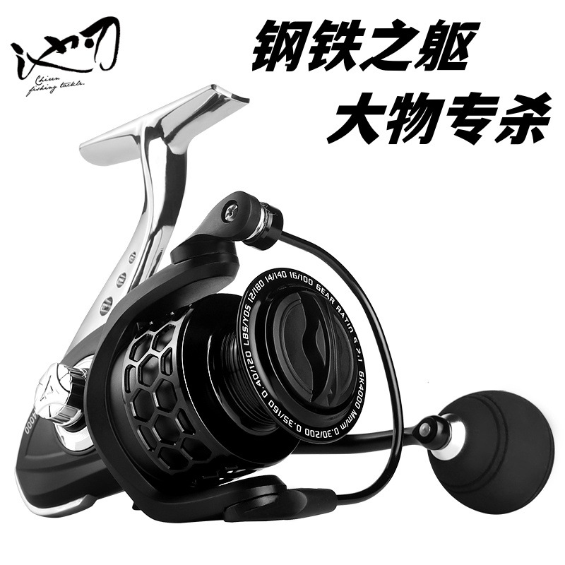 Pool blade all-metal spinning wheels, sea pole, long-distance casting fishing wheel, fishing line reel, fishing rod, sea pole wheel, fishing gear wholesale