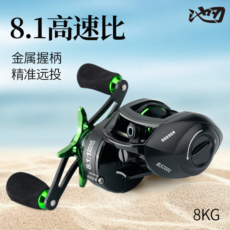 Pool blade anti-explosion line Road Asia water drop wheel Long throw fishing boat Road Asia fishing boat Fishing line wheel Fish boat Fishing gear wholesale